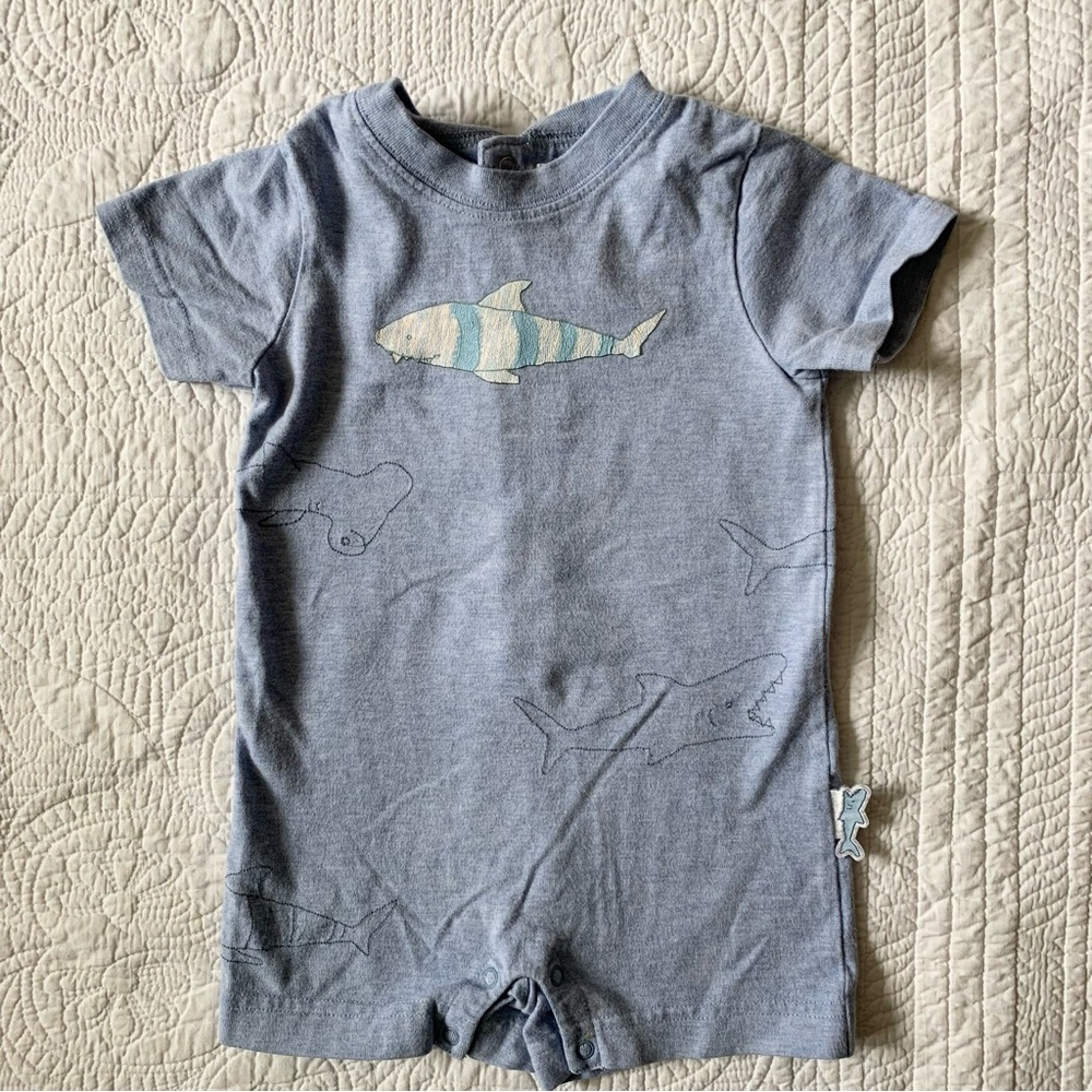 Vintage Gymboree Shark Romper 🦈 9-12 Months